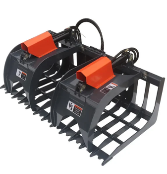 TMG - 72" Skid Steer Rock Skeleton Grapple Attachment