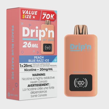 Drip'n By Envi 70K - Peach Blue Razz Ice