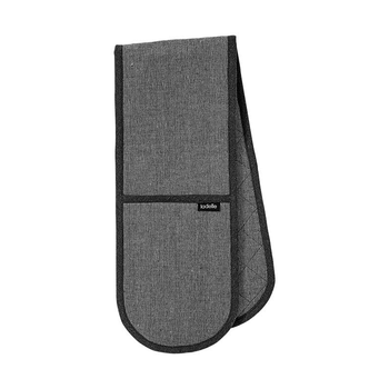 ECO RECYCLED DOUBLE OVEN GLOVE - CHARCOAL