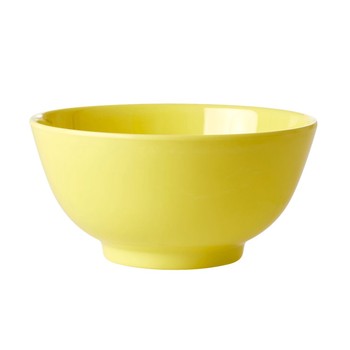 RICE MELAMINE SMALL BOWL - YELLOW