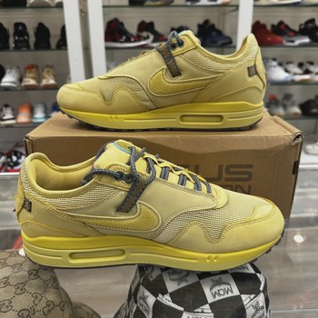 Nike Air Max 1 Travis Scott Cactus Jack Saturn Gold • Pre-Owned [5505] - view 2