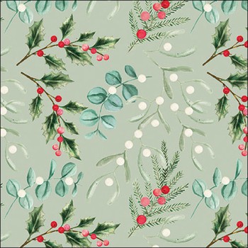 FOLIAGE SCATTER SAGE PAPER NAPKINS