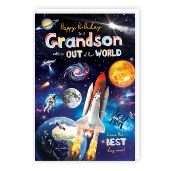 Tracks - II60 - HB - Grandson - Space! - Foil/Emb 152x227 - C3768