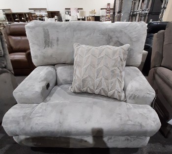 Renaldo Stone (gray) Lay Flat Power Recliner