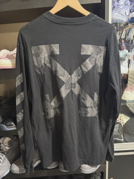 Off White Black LS Tee • Pre-Owned [4293] - view 2