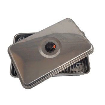 Monster Fish Smoker Double Tray Stainless Steel