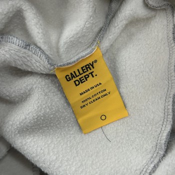 Gallery Dept. Painted Logo Flare Sweatpants in Heather Grey • Pre-Owned [1358] - view 6