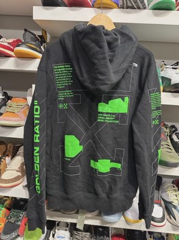 Off White Green Black  Hoodie • Pre-Owned [7308] - photo 3