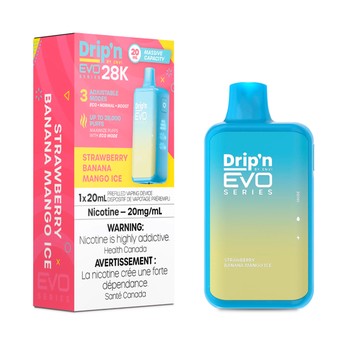 Drip'n by Envi EVO 28k - Strawberry Banana Mango Ice