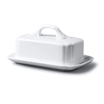 TRADITIONAL BUTTER DISH WITH LID
