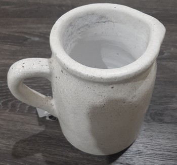 Terracotta Ivory Jar / small