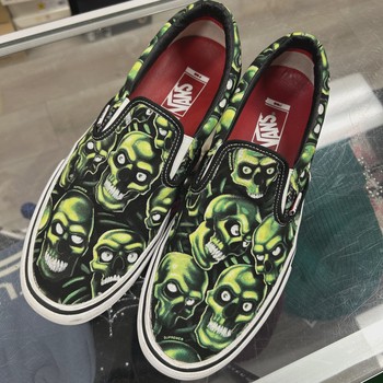 Supreme x Vans Slip-On "Skull Pile" NO BOX • Pre-Owned [9182] - view 4