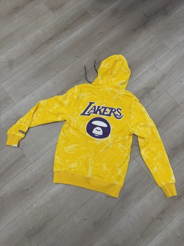 Bape x Lakers x Mitchell & Ness Hoodie • Brand New [0101] - view 2