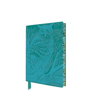 Flame Tree - Angela Harding: Long Eared Owl 2027 Pocket Artisan Art Vegan Leather Diary - Week to View - DIA2027-PA01