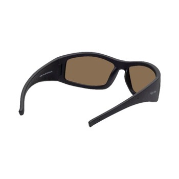 Ugly Fish PU5507 Polarised Sunglasses Unbreakable Matt Black Frame Brown Lenses