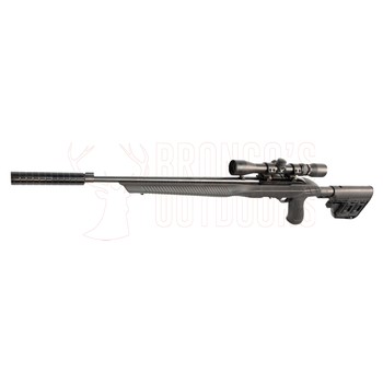 Ruger 10/22 Blued Synthetic Tac Hammer Stock .22 LR + 3-9x32mm Scope + 2 Spare Magazines + Suppressor