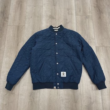 BAPE (A Bathing Ape) Reversible Varsity Jacket • Pre-Owned [4934] - view 2