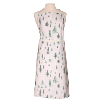 WINTER FOREST COTTON APRON