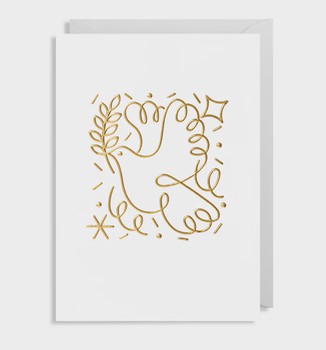 Lagom - Gold Dove Card - 6725