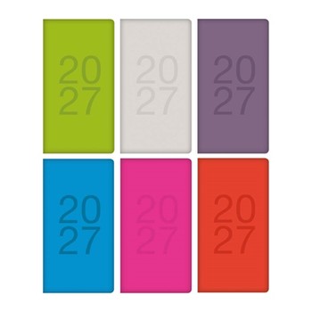 Tallon - 2027 Slim Diary PU Soft Cover WTV Assorted - 0299/FSC