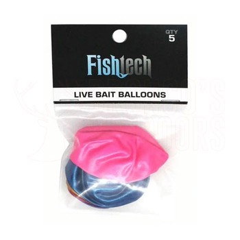 Fishtech Livebait Balloons 5 Pack