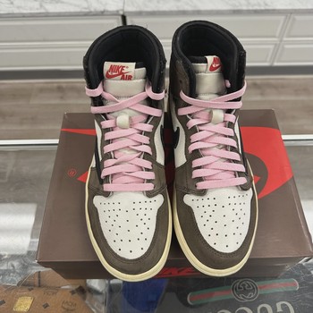 Air Jordan 1 Retro High Original SP Travis Scott Mocha • Pre-Owned [2820] - view 4