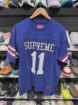 Supreme Studded S/S Football Top Royal size M • Brand New [9520] - photo 1
