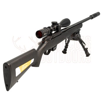 Tikka T1x MTR 17 HMR Left Hand + Burris Droptine Rimfire 3-9x40 Ballistic Plex + 1/2-20 Suppressor