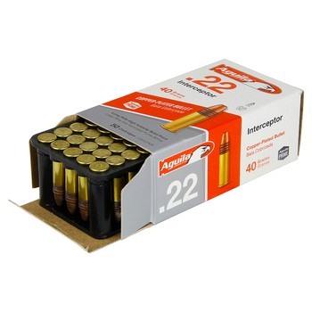 Aguila Interceptor Hyper .22 40gr 500 Rounds 1470fps