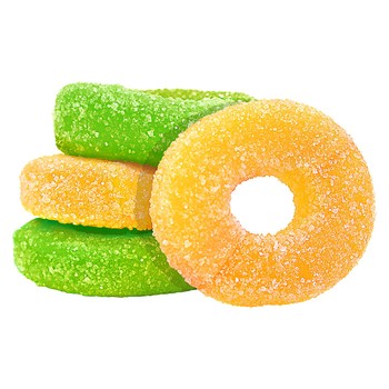 Sour Kiwi & Mango THC/CBG/CBD Soft Chews / 1 Pack / Gummies / Hybrid
