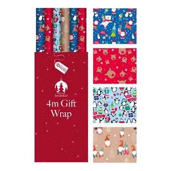 Festive Wonderland Christmas Wrapping Paper (D)