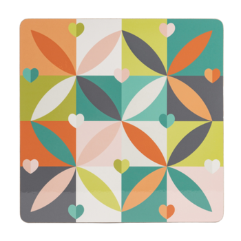 CARNABY PETAL SQUARE PLACEMATS - PACK OF 4