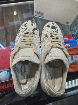 Maison Margiela GATS FW18 Paint Splatter White Denim  • Pre-Owned [4085] - view 4
