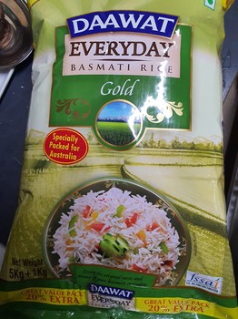 Daawat Everyday Basmati Rice 20% Extra 5Kg