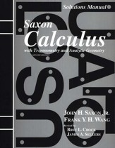 Saxon Calculus Solutions Manual -2nd Edition