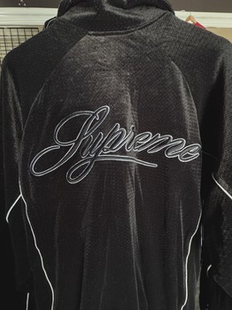 Supreme Velvet Black Zipup • Pre-Owned [2056] - view 3