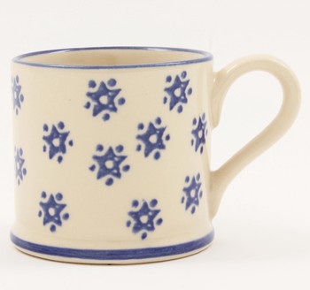 BRIXTON POTTERY LARGE MUG - SNOWFLAKE