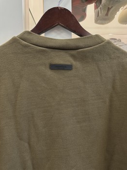 Fear of God Essentials Fleece Crewneck 'Olive' • Pre-Owned [5782] - view 5