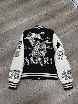 Amiri Angel Varsity Jacket Black • Pre-Owned [4158] - view 3