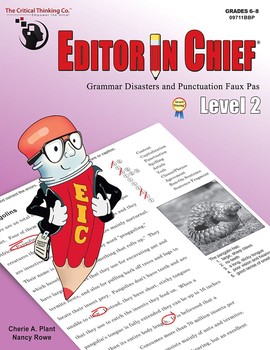 Editor in Chief Grammar Disasters Level 2