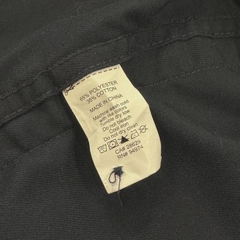Stüssy Side Taped Garage Shirt in Navy • Pre-Owned [9743] - view 4