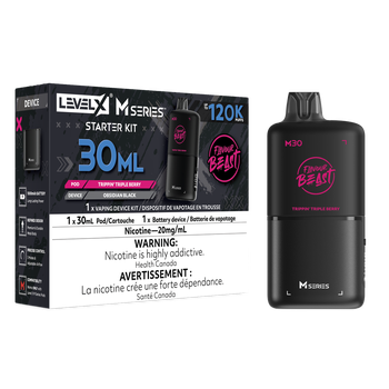Level X Flavour Beast M30 Starter Kit - Trippin' Triple Berry