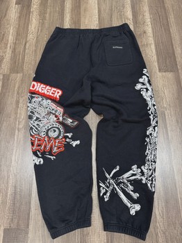Supreme Grave Digger Bones Sweatpant Black • Brand New [1149] - view 2