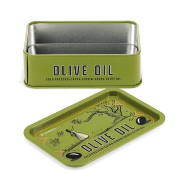 MINI STORAGE TIN - OLIVE OIL