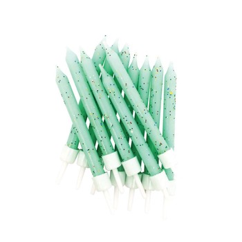 CANDLES - MINT GLITTER