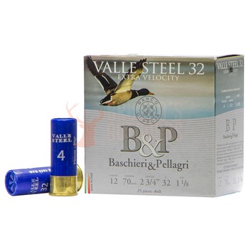 B&P Valle Steel 12g 2¾" 32g packets