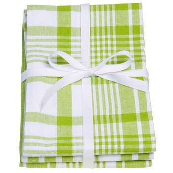 EXTRA LARGE GREEN TEA TOWELS - SET OF 3 