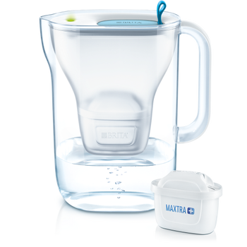 BRITA STYLE 2.4 LITRE WATER FILTER JUG + 1 FILTER - BLUE