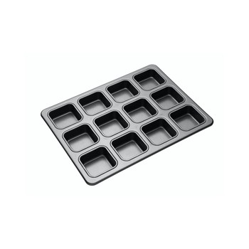 12 HOLE SQUARE PAN NON STICK