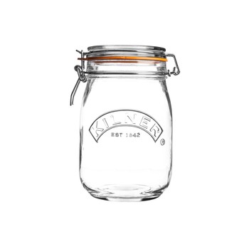 KILNER 1 LITRE CLIP TOP JAR